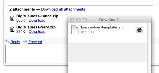 GMail\'s download attachments feature is smart.